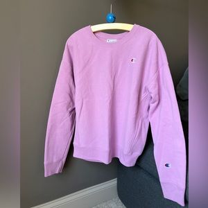 Champion purple women sweatshirt in size L.